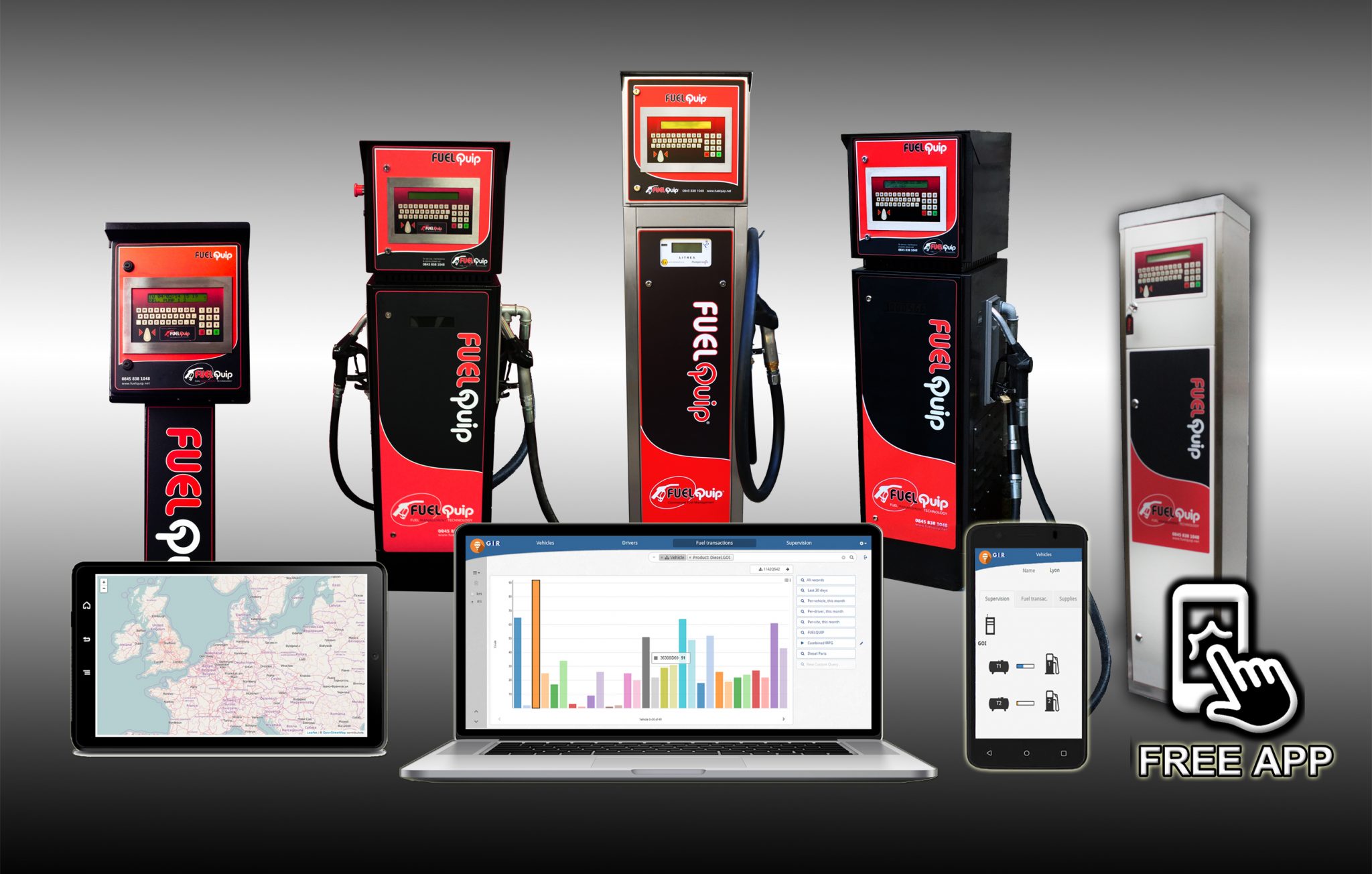 FuelQuip Fuel Management Systems with new software